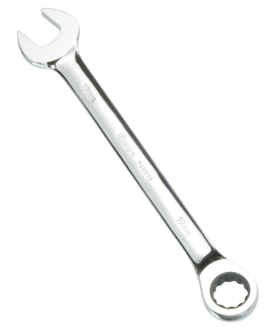 Genius Tools 768518 csillag-villáskulcs, racsnis, 18 mm termék fő termékképe